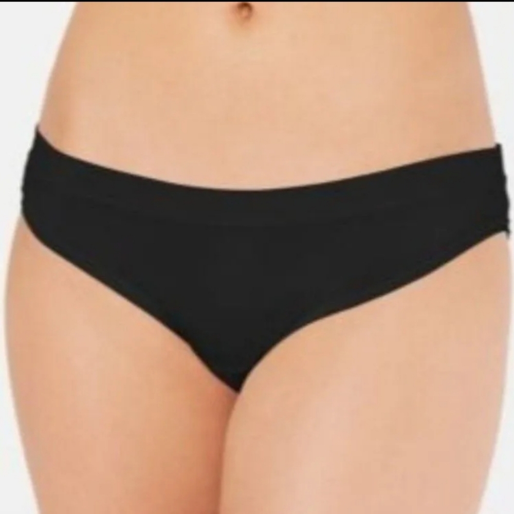 NWT Two Pairs Alfani Ultra Soft Core Panty Black Print Women's Underwear 2X